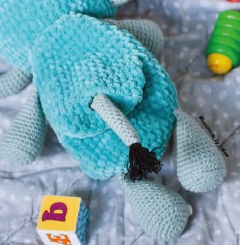 Bebé Elefante Amigurumi PDF Patrón Gratis 