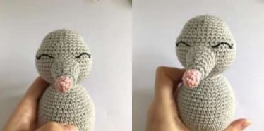 Cocinero Raton Amigurumi PDF Patrón Gratis 