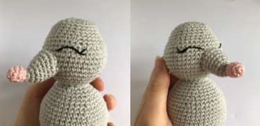 Cocinero Raton Amigurumi PDF Patrón Gratis 