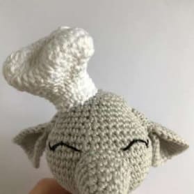 Cocinero Raton Amigurumi PDF Patrón Gratis 