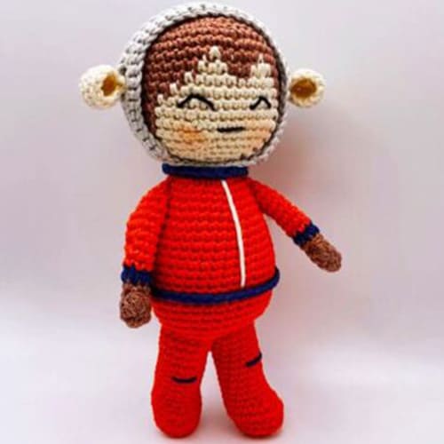 Astronauta Amigurumi Muñeca PDF Patrón Gratis