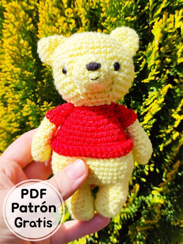 Facil Winnie The Pooh Oso Amigurumis Patrones Gratis PDF