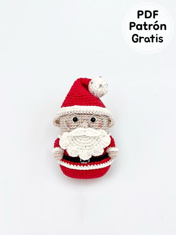 Papa Noel Navidad Patron Gratis Amigurumi PDF