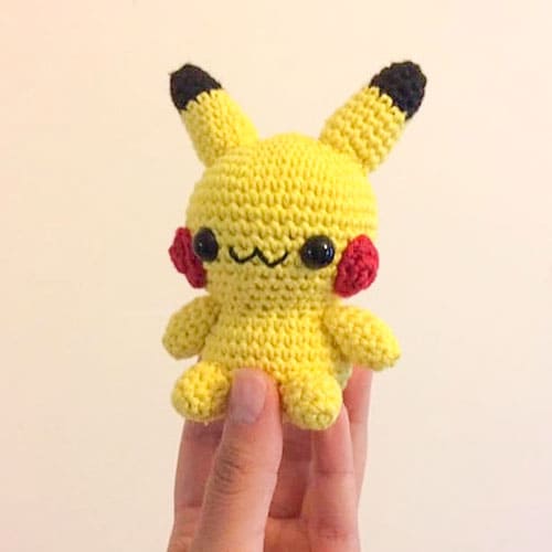 Sombrero de Ash Pikachu Amigurumi Patron Gratis PDF