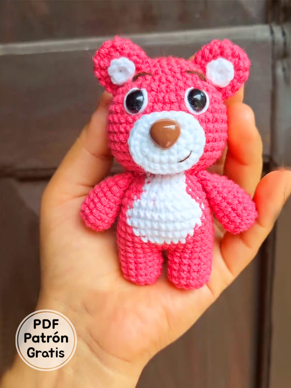 Oso Cariñoso Amigurumi PDF Patron Gratis