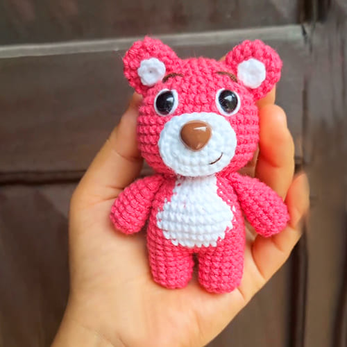 Oso Cariñoso Amigurumi PDF Patron Gratis