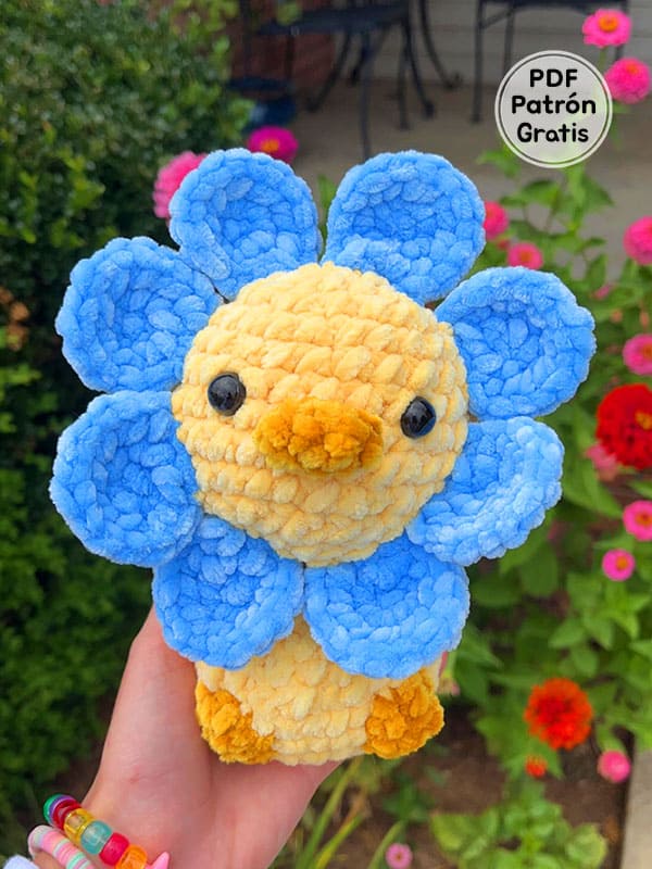 Pato Amigurumi Flores Patrones Gratis PDF