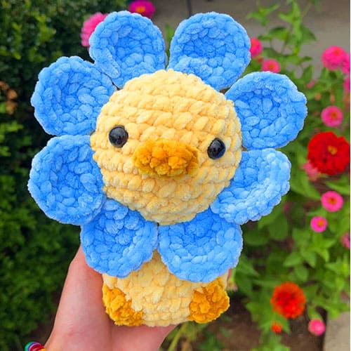 Pato Amigurumi Flores Patrones Gratis PDF