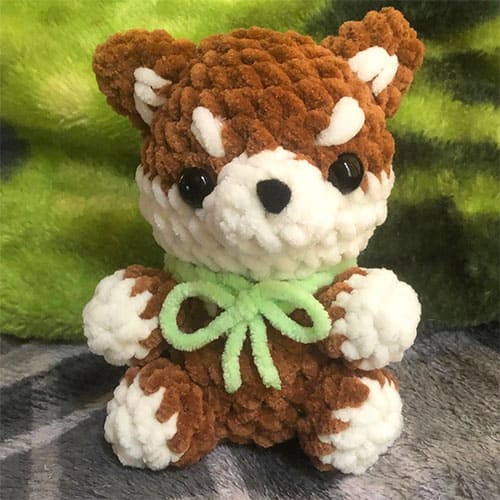 Shiba Inu Amigurumi Perrito PDF Patron Gratis