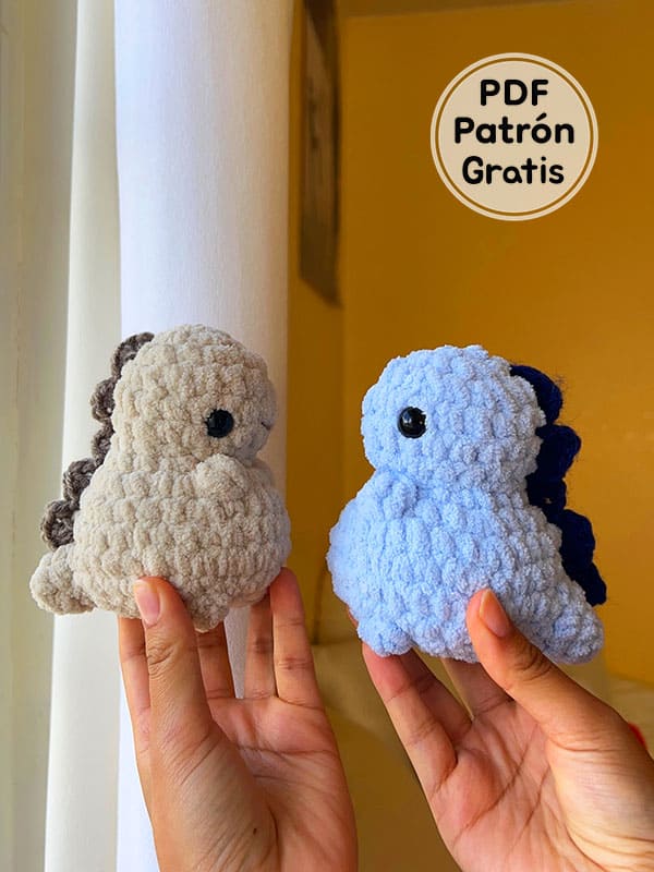 Bebé Dinosaurio Amigurumi Patron Gratis​ PDF