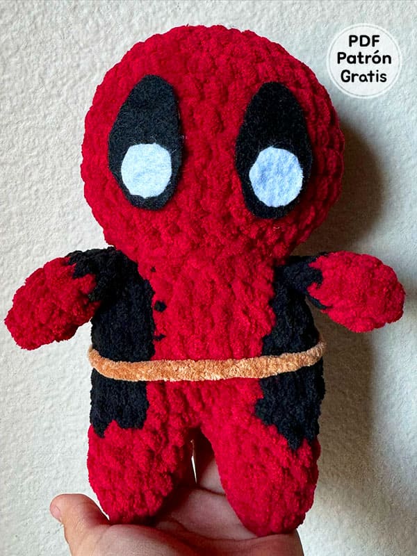 Deadpool Patrón Muñeca Amigurumi PDF Gratis