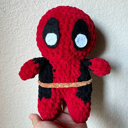 Deadpool Patrón Muñeca Amigurumi PDF Gratis