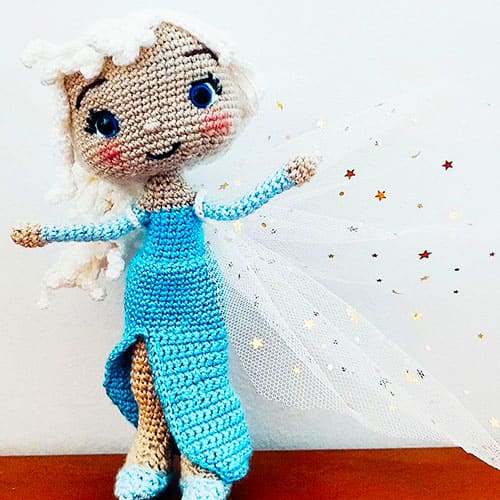 Elsa Muñeca Amigurumi Patron Gratis PDF