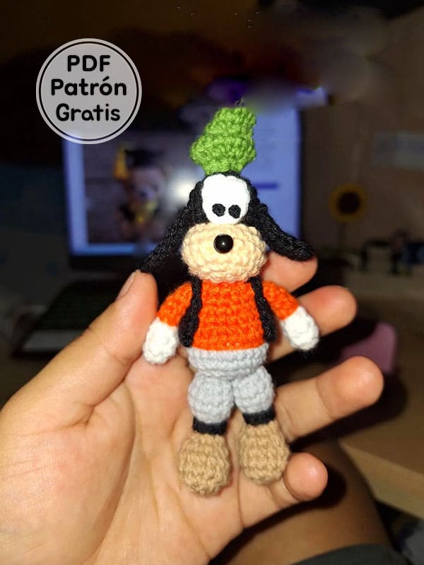 Goofy Llavero Amigurumi Paso A Paso​ PDF Gratis 