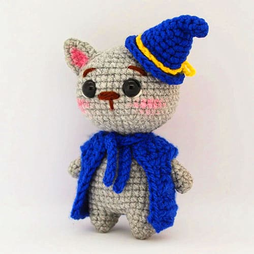 Mago Lindo Amigurumi Gato Facil​ PDF Patron Gratis