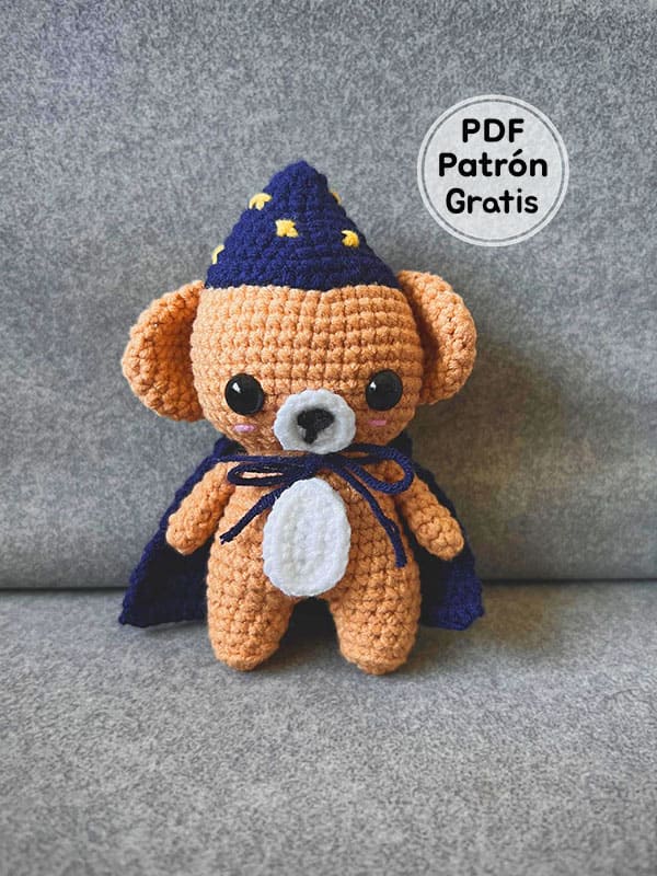 Mago Osito Amigurumi Patron Gratis​ PDF